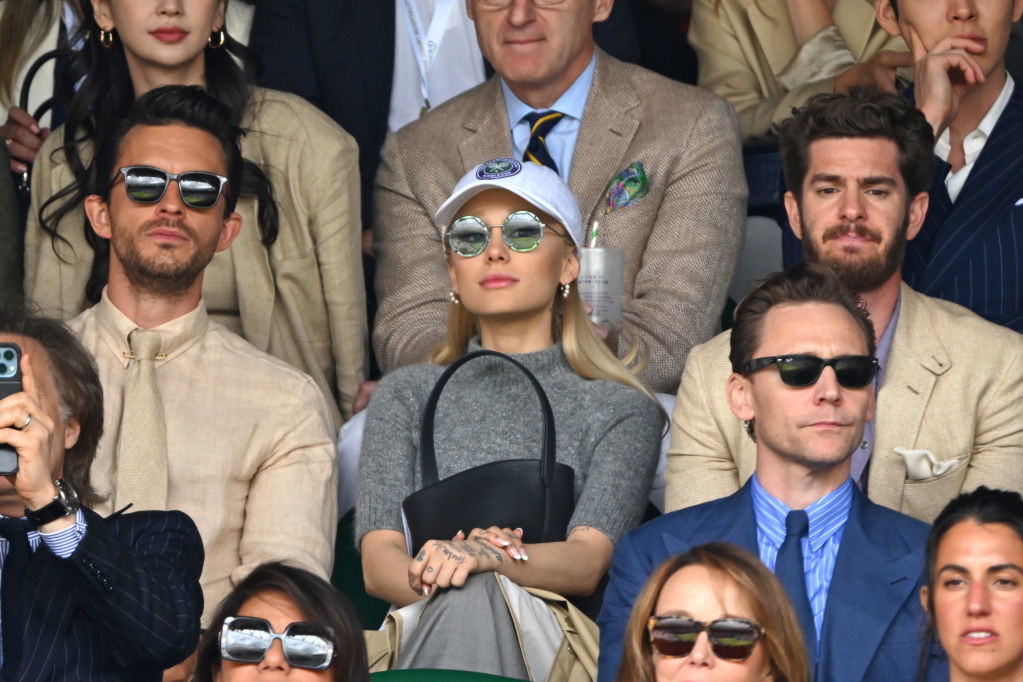 Ariana Grande i Jonathan Bailey na Wimbledonie