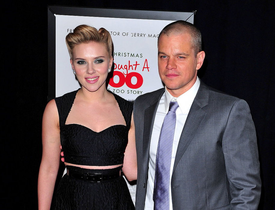 Matt Damon wspomina pocałunek ze Scarlett Johansson