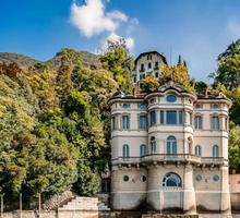 Villa Front Lake, Blevio, Lombardia, Włochy