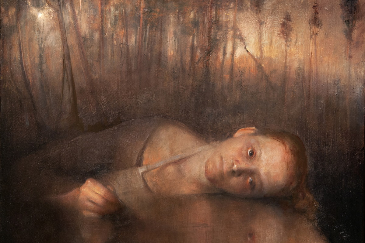 Odd Nerdrum, Sandra by the stone table