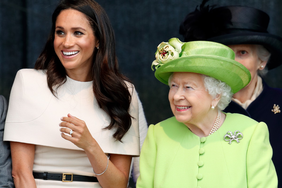 Meghan Markle i królowa Elżbieta II
