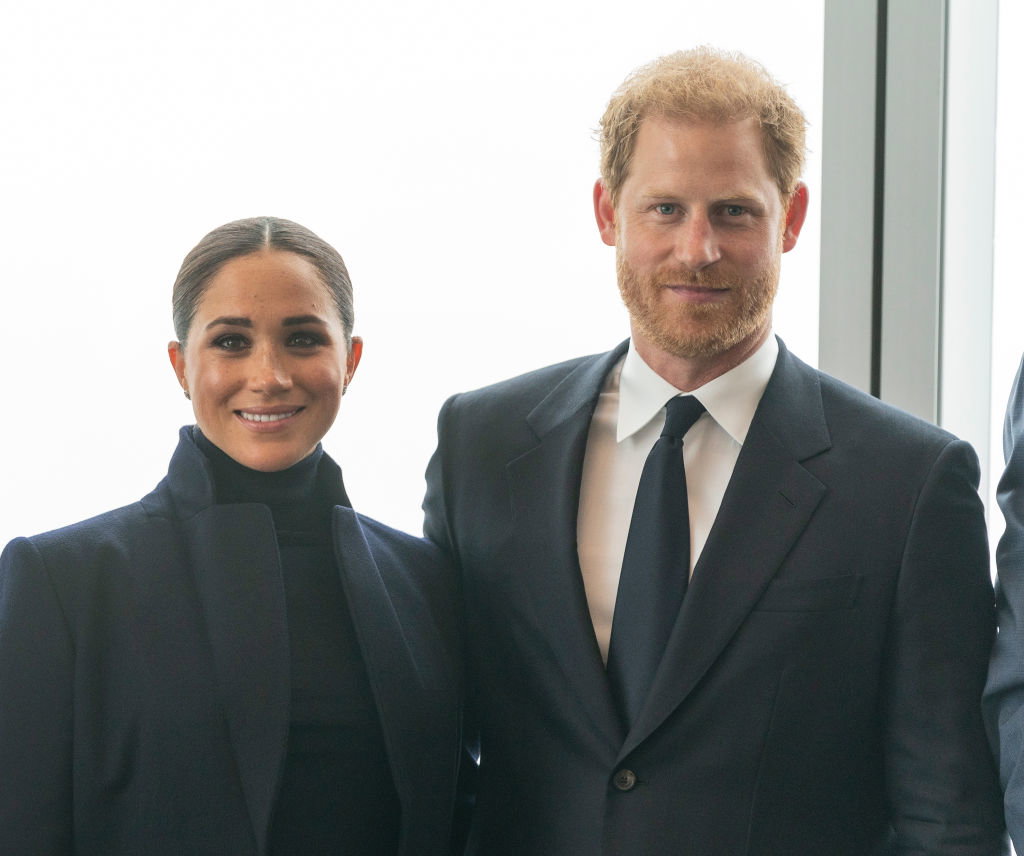 Meghan Markle i książe Harry odbierają nagrodę prezydenta