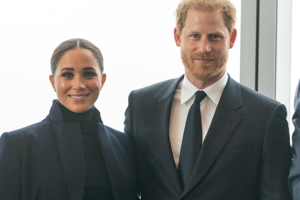 Meghan Markle i książe Harry odbierają nagrodę prezydenta