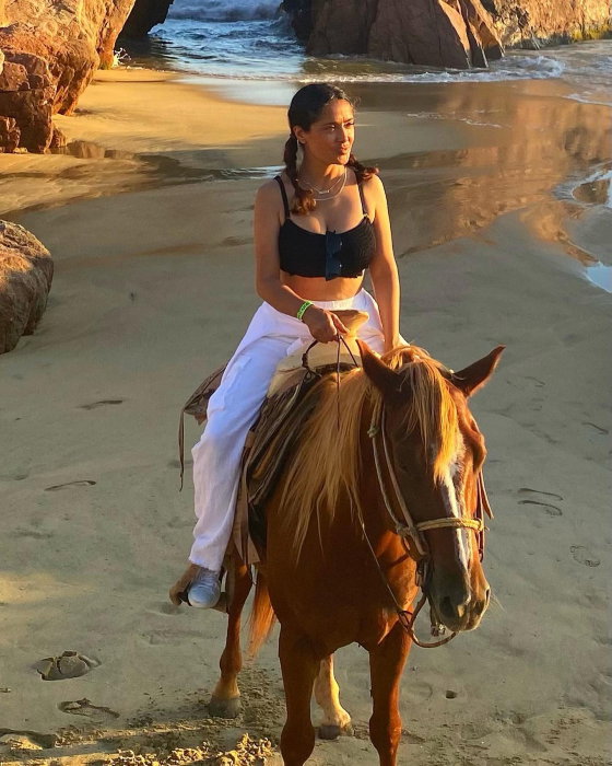Salma Hayek w Meksyku