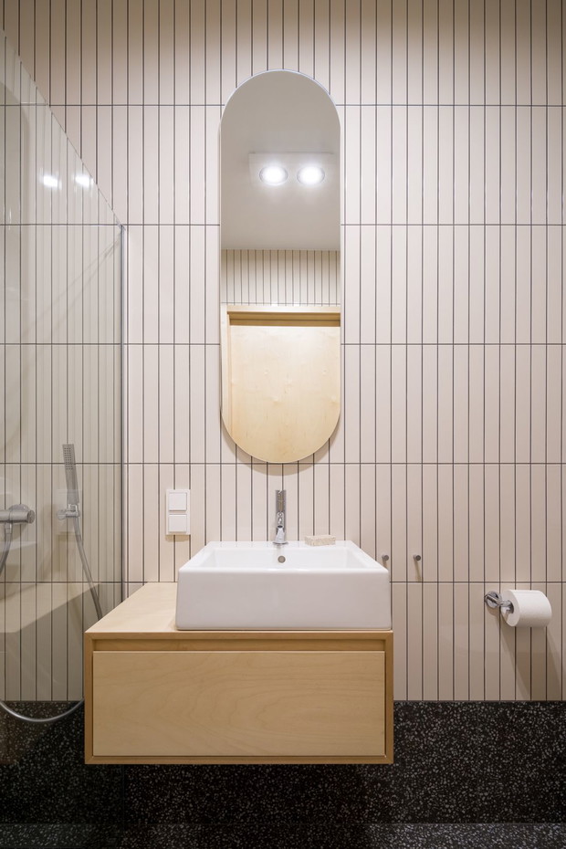 Mieszkanie z pistacjową zielenią, projekt: 3XEL Architekci