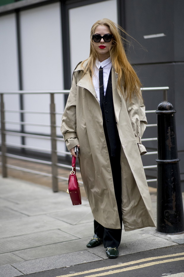 Najpiękniejsze trencze na pierwsze wiosenne dni prosto z londyńskich ulic street style