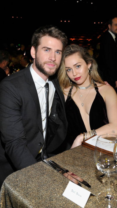 Liam Hemsworth i Miley Cyrus, 2019 rok.