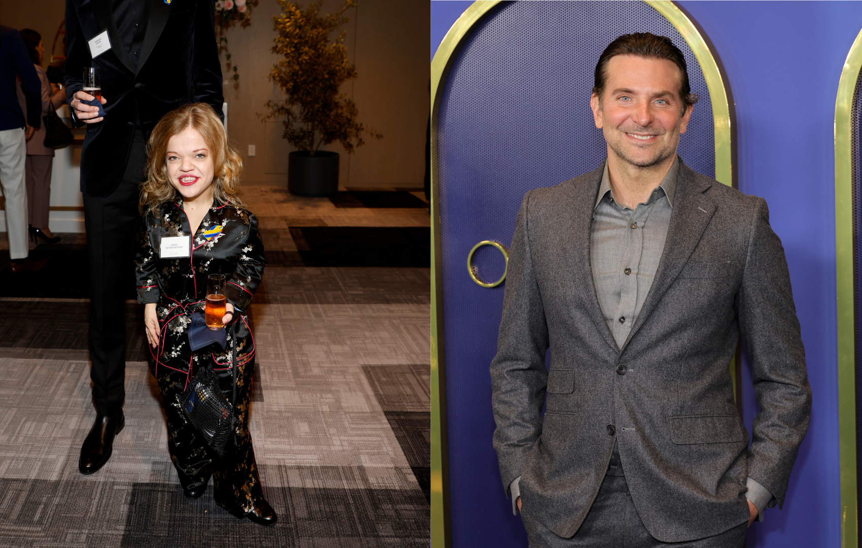 Anna Dzieduszycka i Bradley Cooper
