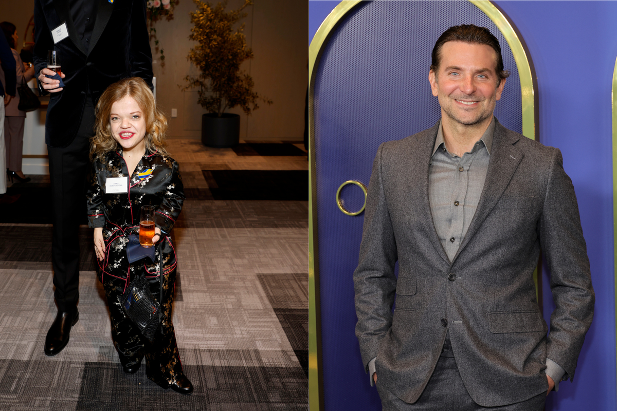 Anna Dzieduszycka i Bradley Cooper