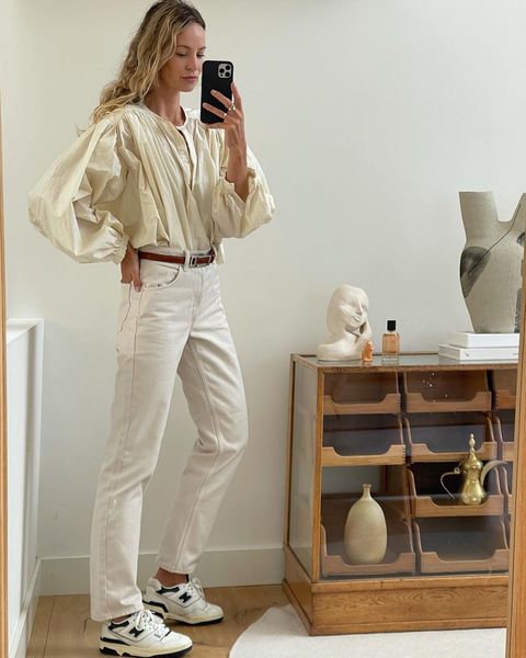 Anouk Yve w białym total looku