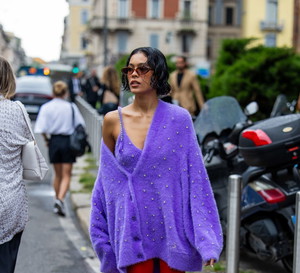 Street fashion Mediolan
