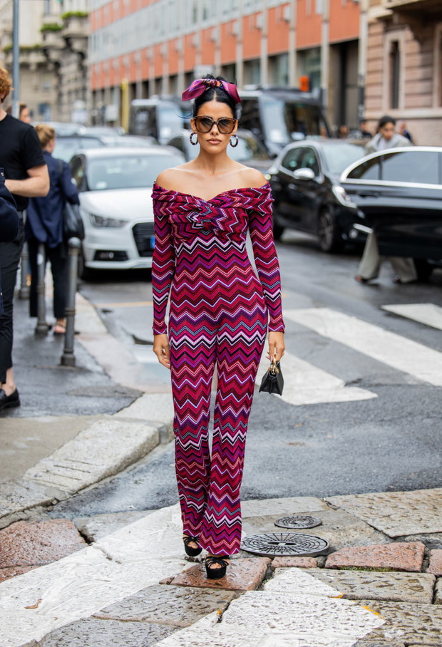 Street Style - Day 5 - Milan Fashion Week - Womenswear Spring/Summer 2024