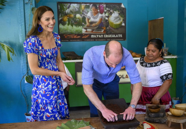 Kate Middleton i Książe William w Belize