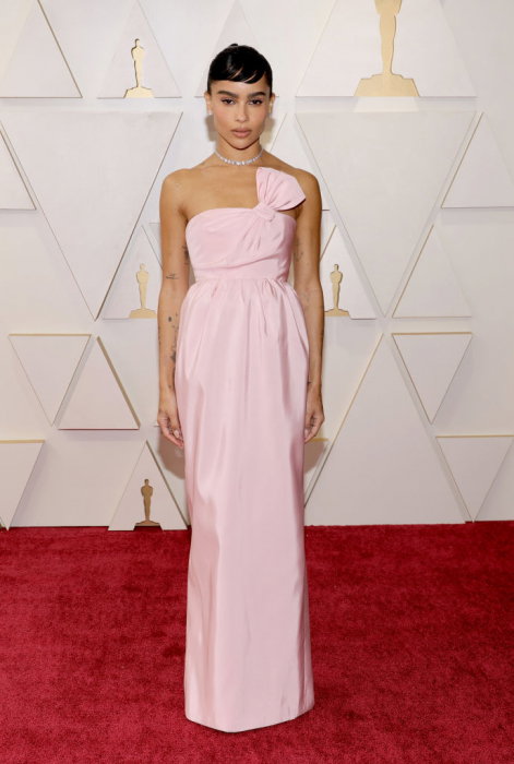 Oscary 2022: Zoe Kravitz w sukni Saint Laurent