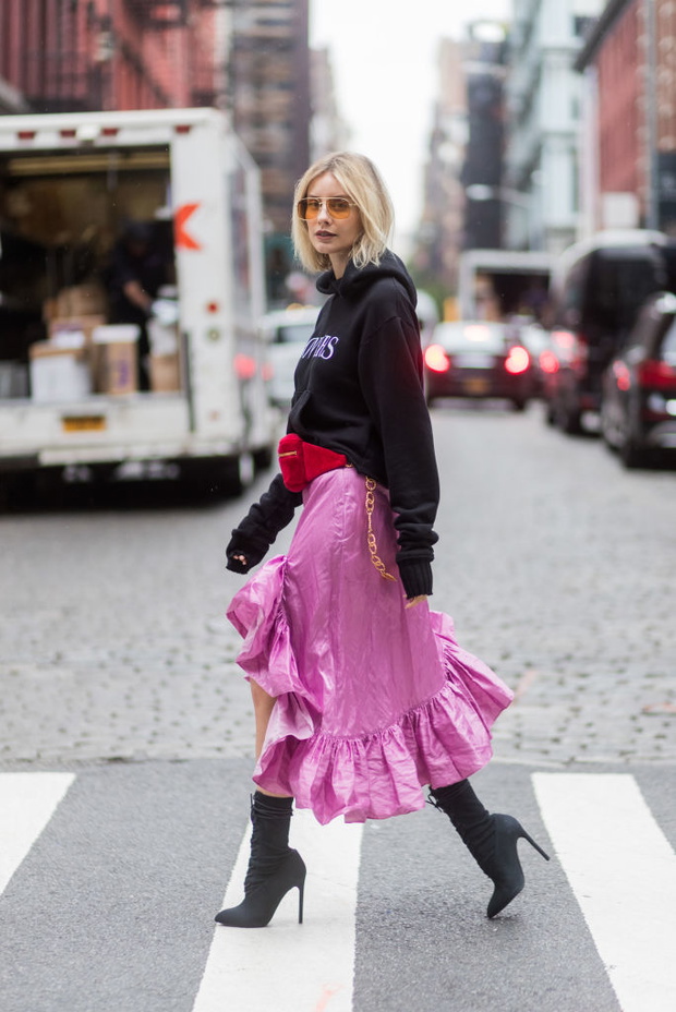 New York Fashion Week - Street Style - Day 0