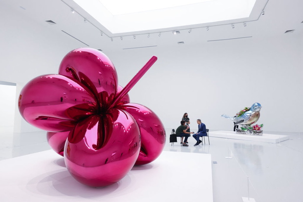 Press Preview For Qatar Museums' Exhibition "Jeff Koons: Lost in America" In Doha, Qatar