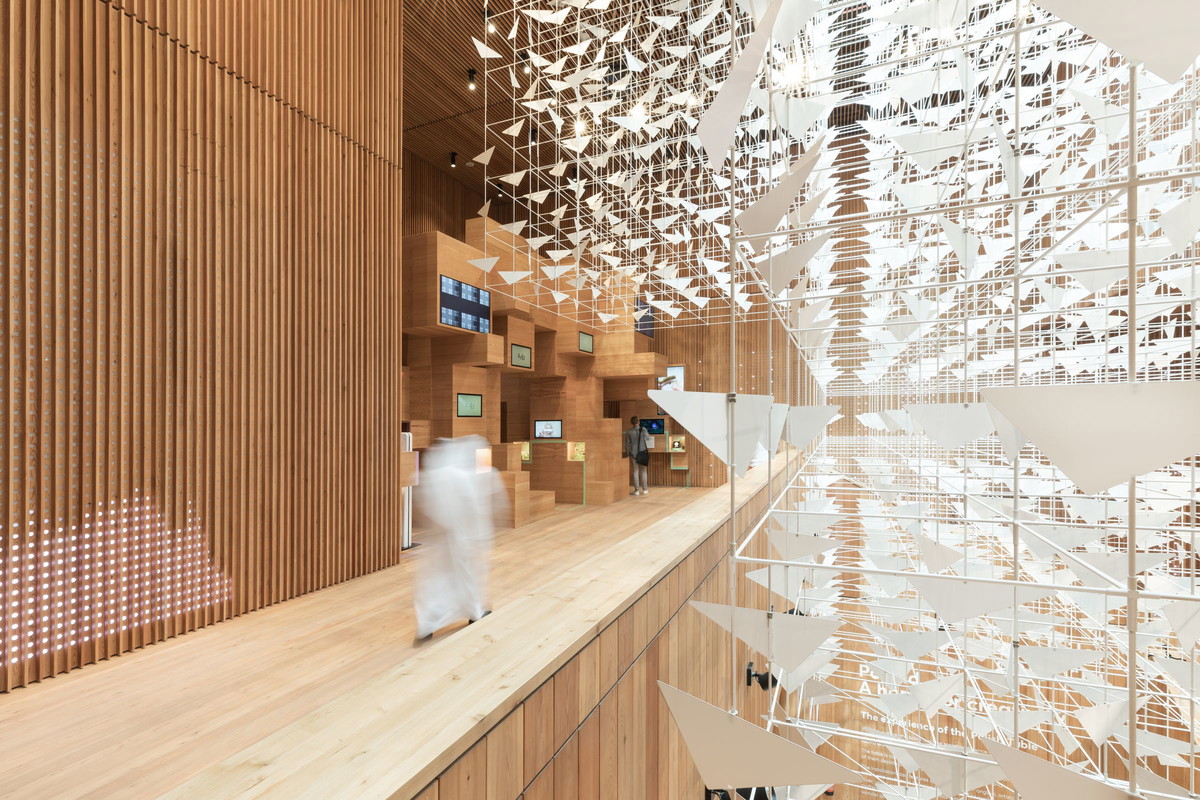 Wnętrza Polskiego Pawilonu na Expo 2020 Dubai