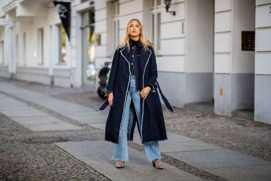 spodnie z szerokimi nogawkami - street fashion