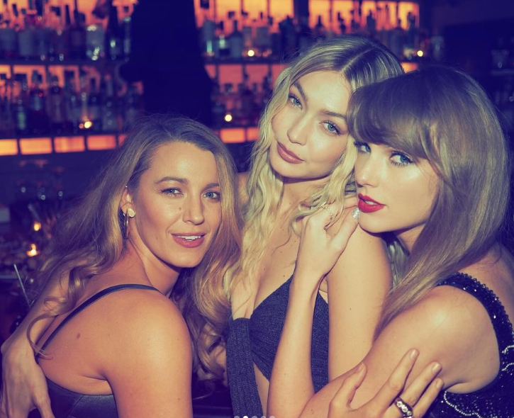 Blake Lively, Gigi Hadid, Taylor Swift