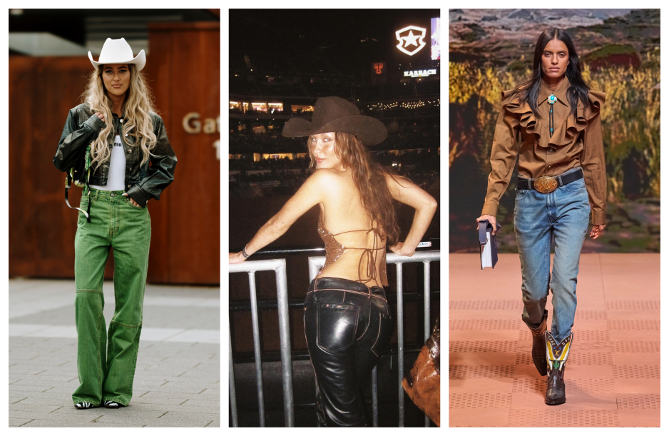 Western trend cowgirlcore kowbojski kapelusz