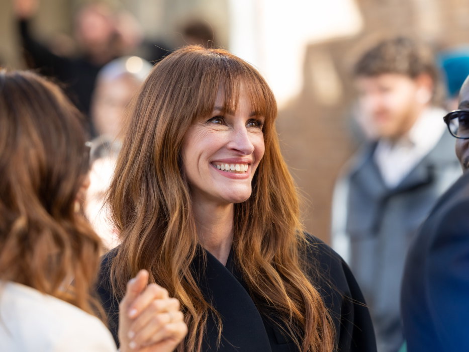 Julia Roberts w grzywce na pokazie Jacquemus