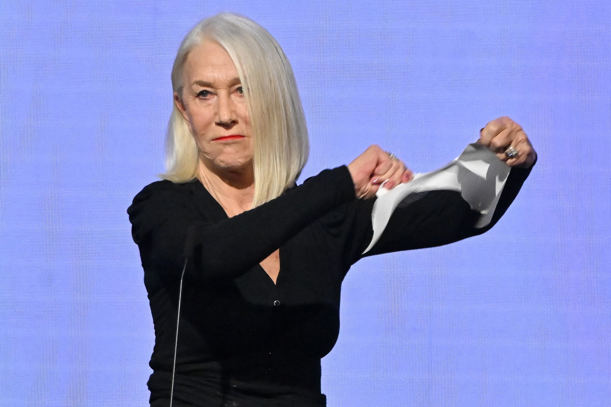 Helen Mirren podarła przemowę wygenerowaną przez AI