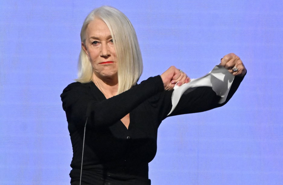 Helen Mirren podarła przemowę wygenerowaną przez AI