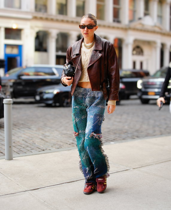 Gigi Hadid na ulicach Nowego Jorku
