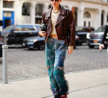 Gigi Hadid na ulicach Nowego Jorku