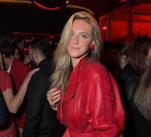Aleksandra Żebrowska w czerwonym total looku