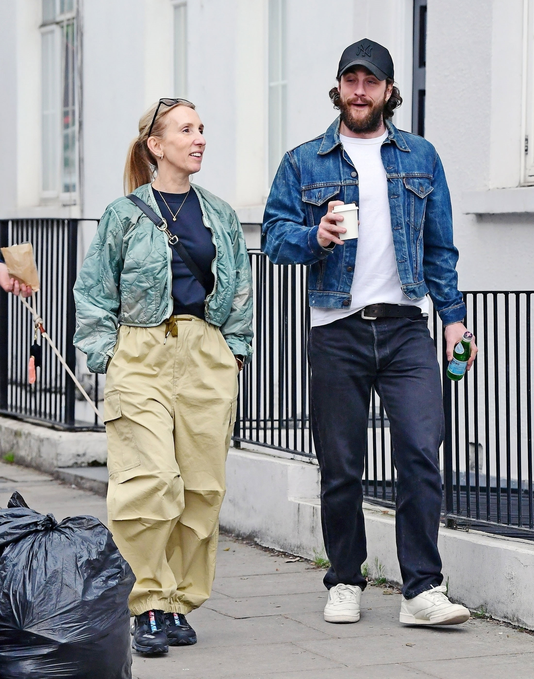 Aaron Taylor-Johnson z żoną Sam