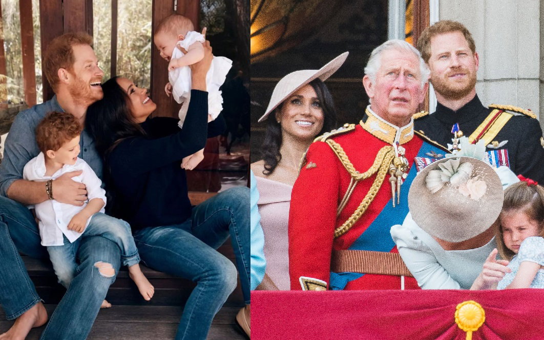 Król Karol podjął decyzję w sprawie dzieci Harry'ego i Meghan