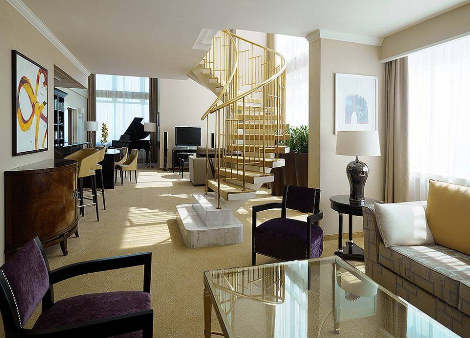Apartament prezydencki w hotelu Marriott w Warszawie, fot. warsawmarriott