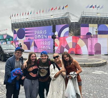 Sarah Jessica Parker z dziećmi i mężem na Igrzyskach Olimpijskich
