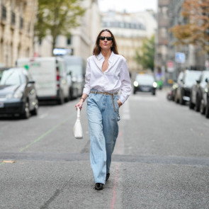 jakie buty do jeansow paryżanki street style