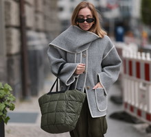 scarf coat street style