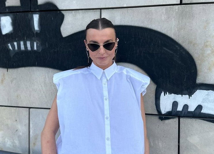 Kasia Sokołowska w prostej stylizacji pokazuje, co znaczy stylowy minimalizm