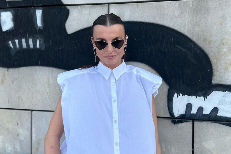 Kasia Sokołowska w prostej stylizacji pokazuje, co znaczy stylowy minimalizm