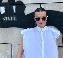 Kasia Sokołowska w prostej stylizacji pokazuje, co znaczy stylowy minimalizm