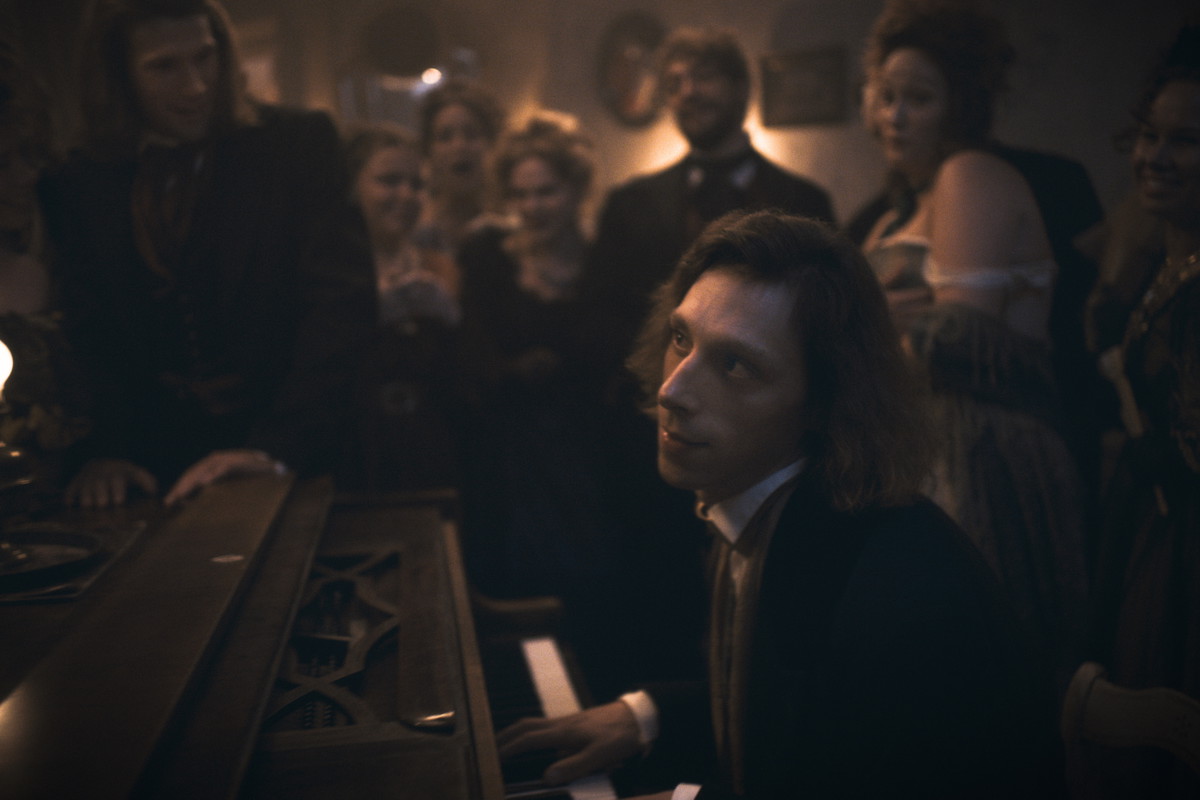 Eryk Kulm jako Chopin w filmie Chopin, Chopin kiedy premiera