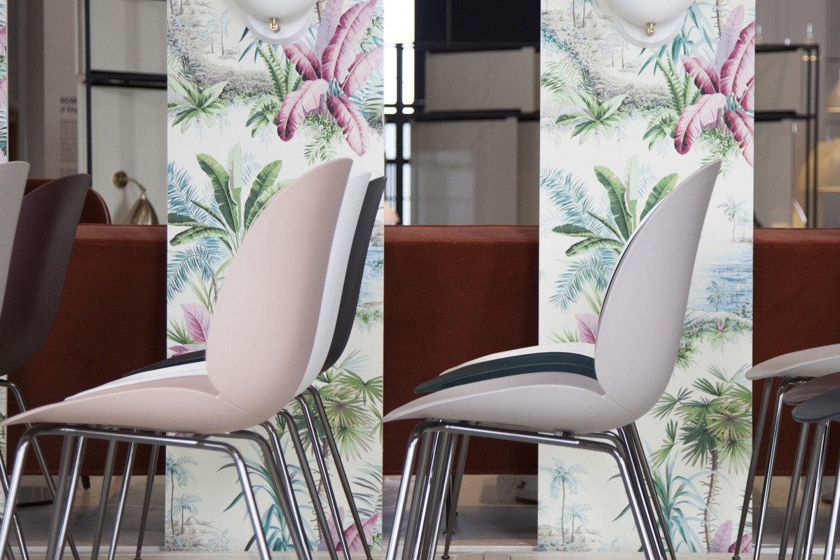 Kopenhaski showroom GUBI w letniej odsłonie