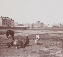Powiśle, fot. Konrad Brandel, ok. 1892, Muzeum Warszawy