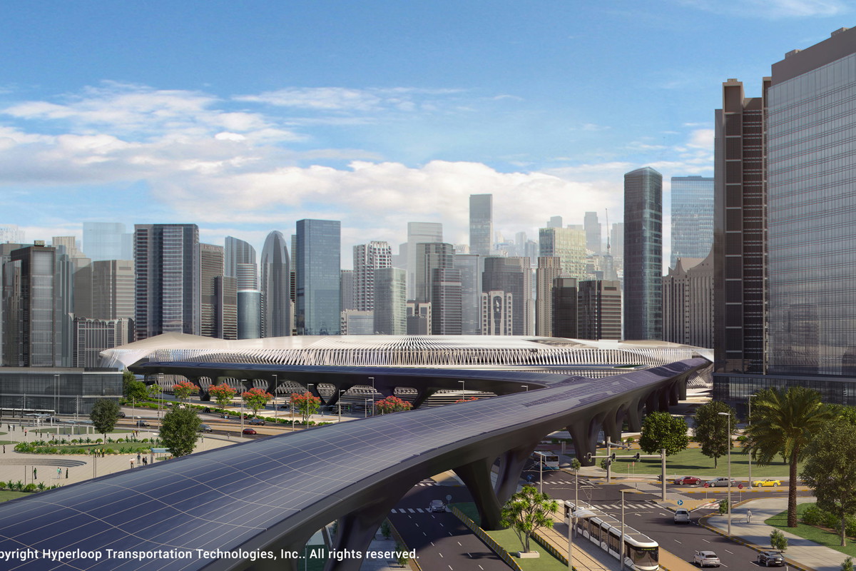 Hyperloop Italia - wizualizacje
