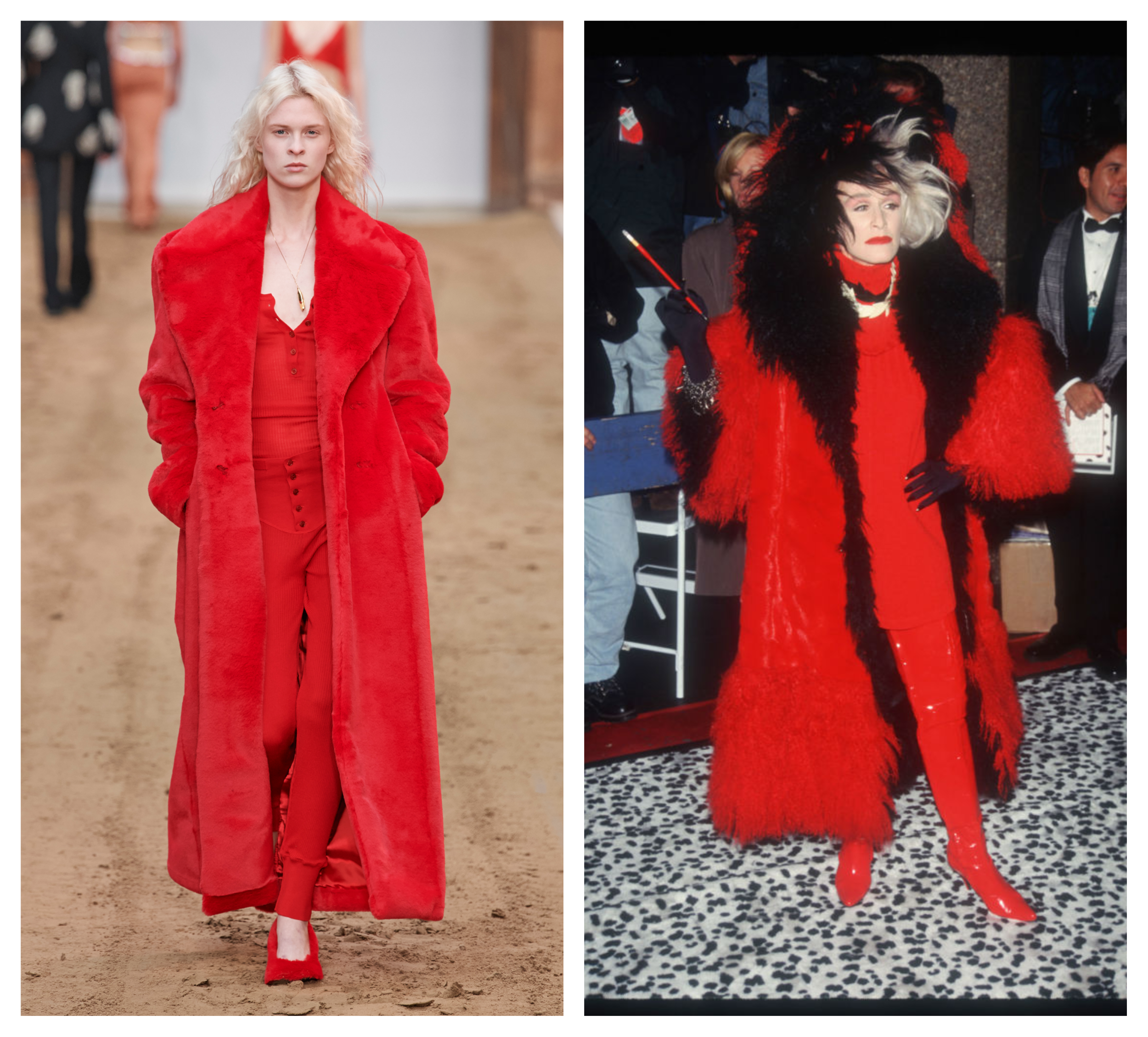 Stella McCartney/Glenn Close na premierze 101 dalmatyńczyków (1996)