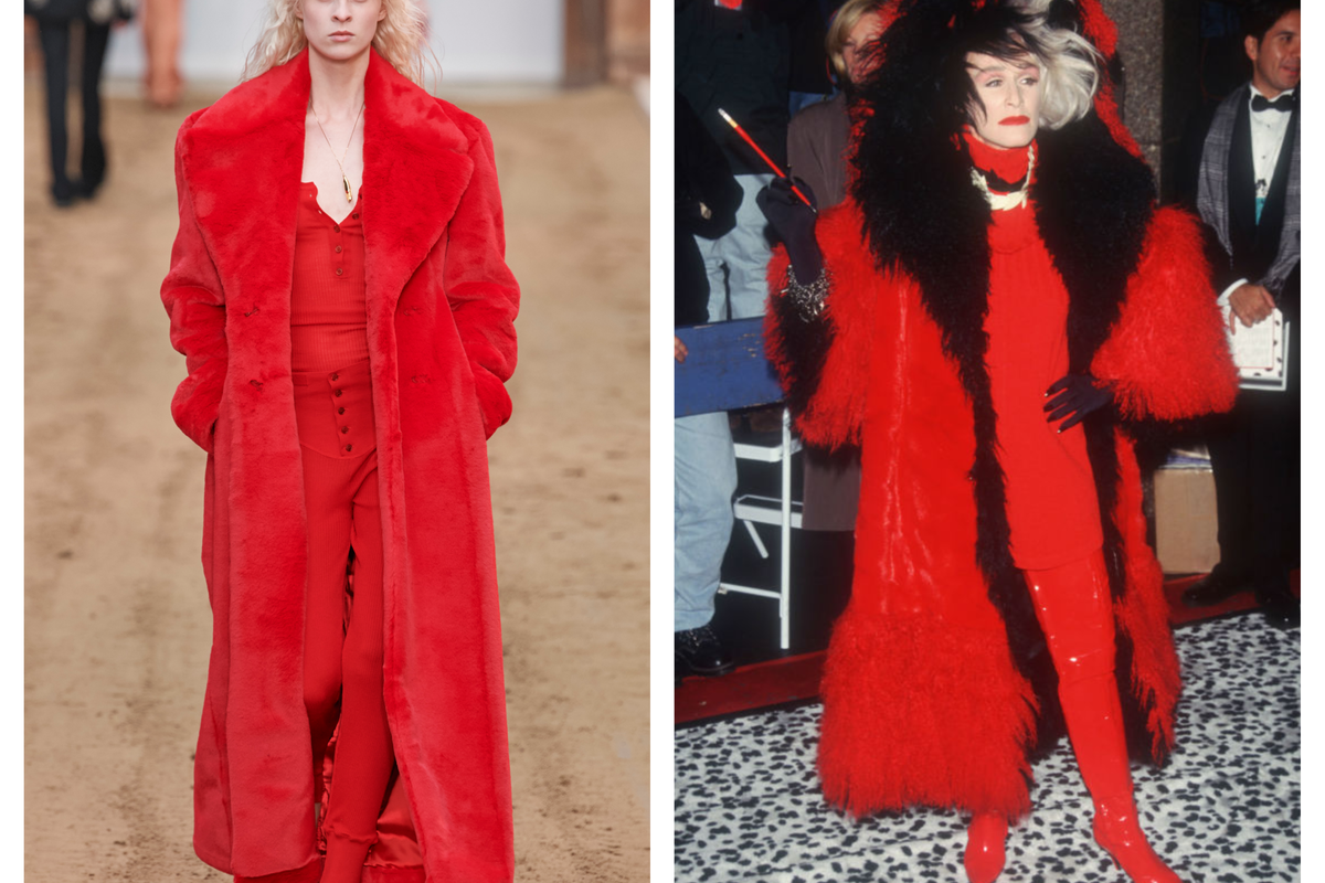 Stella McCartney/Glenn Close na premierze 101 dalmatyńczyków (1996)