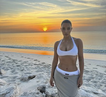 Kim Kardashian dzieci na wakacjach