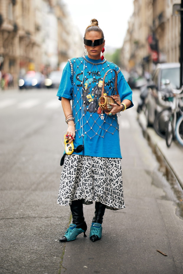 Street fashion Paris Haute Couture week jesień-zima 2024/2025