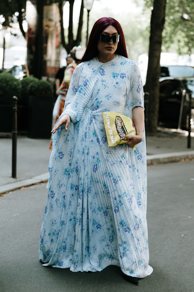 Street fashion Paris Haute Couture week jesień-zima 2024/2025