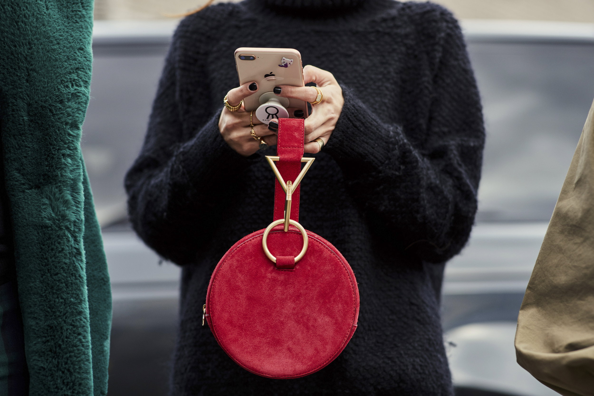 Street fashion na London Fashion Week