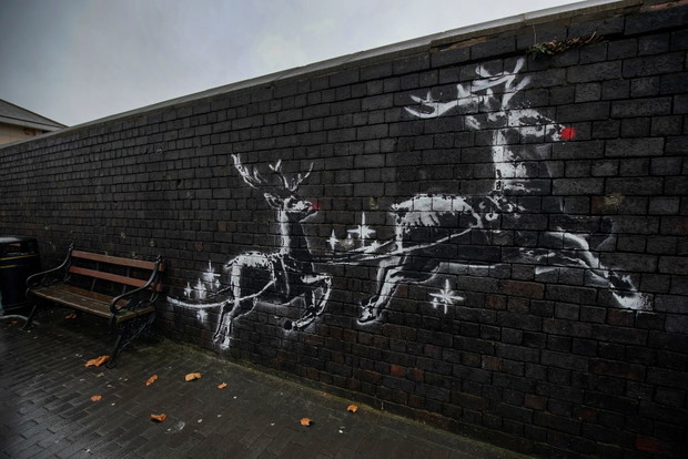 Nowy mural Banksy'ego